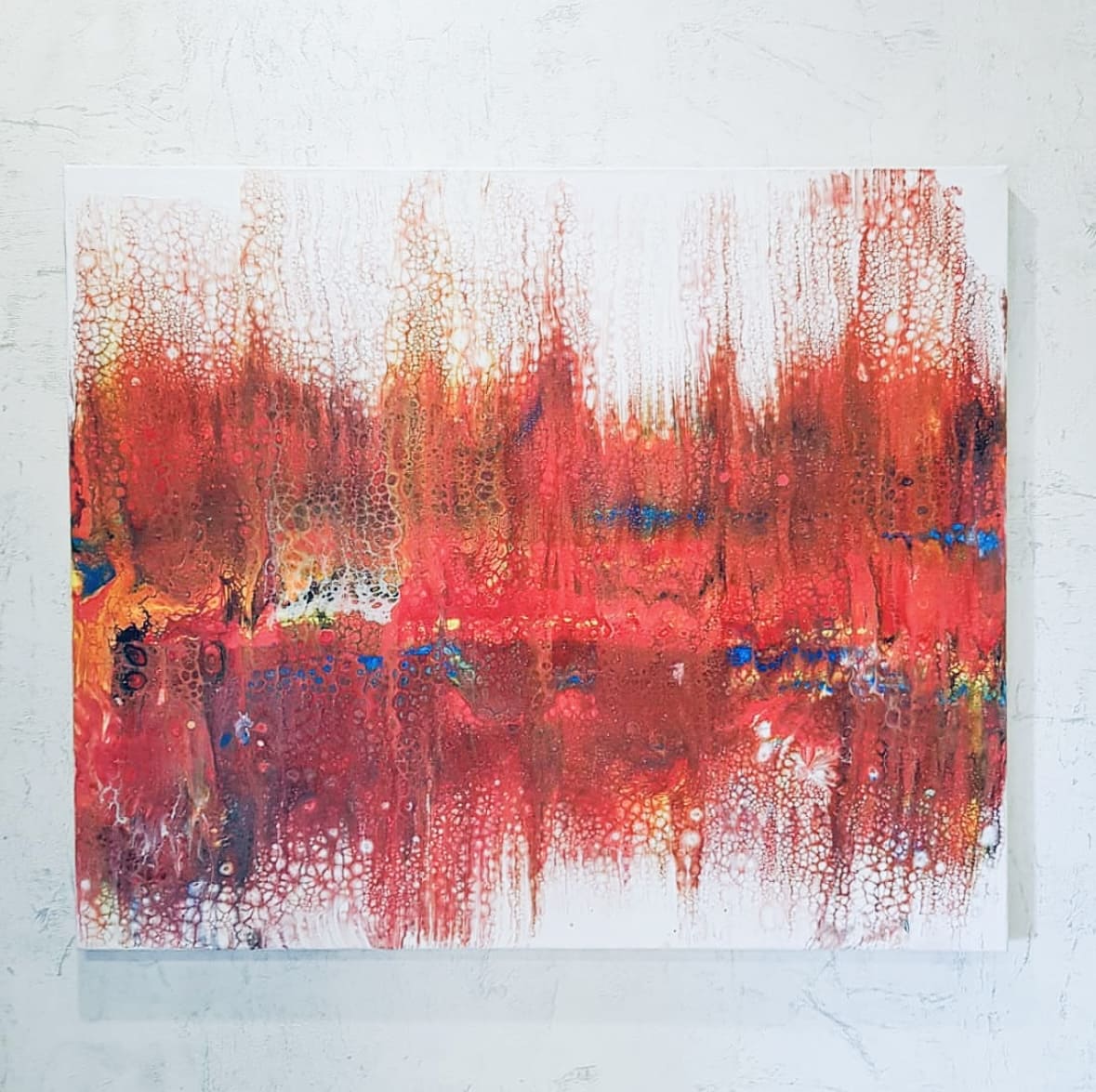 Composition II — abstract mixed media artwork