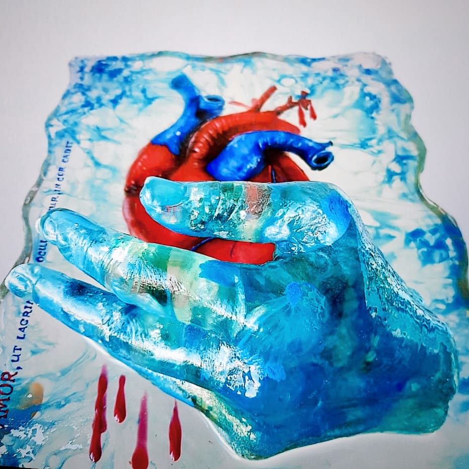 Cosmos I — mixed media artwork