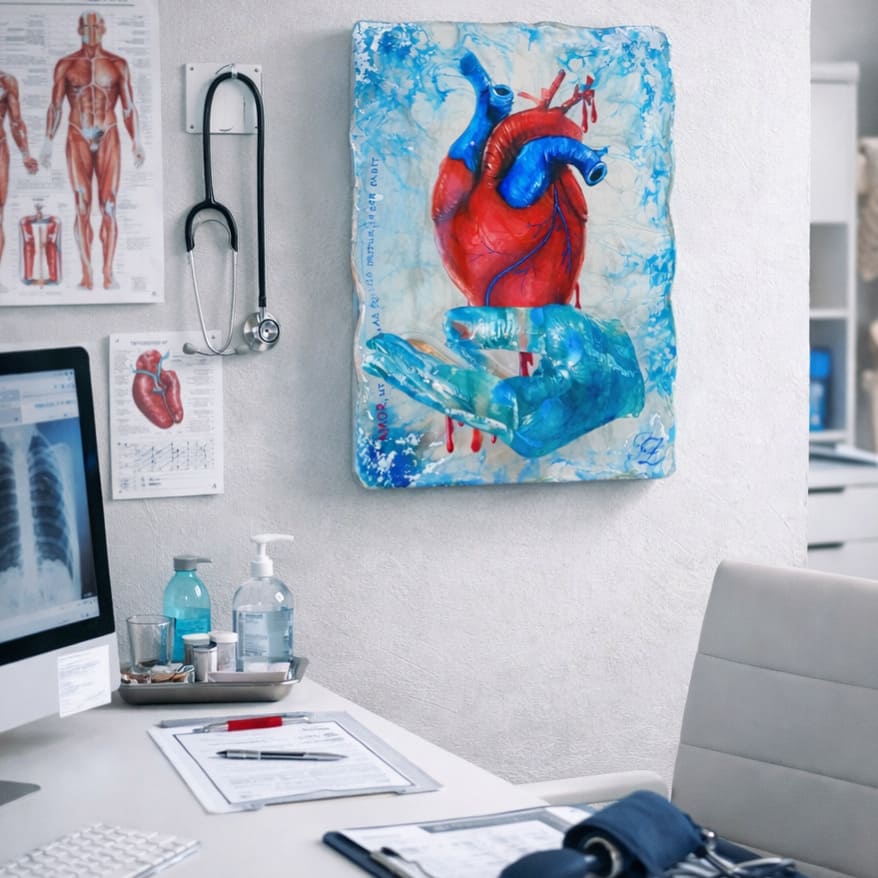 Cosmos II — mixed media artwork