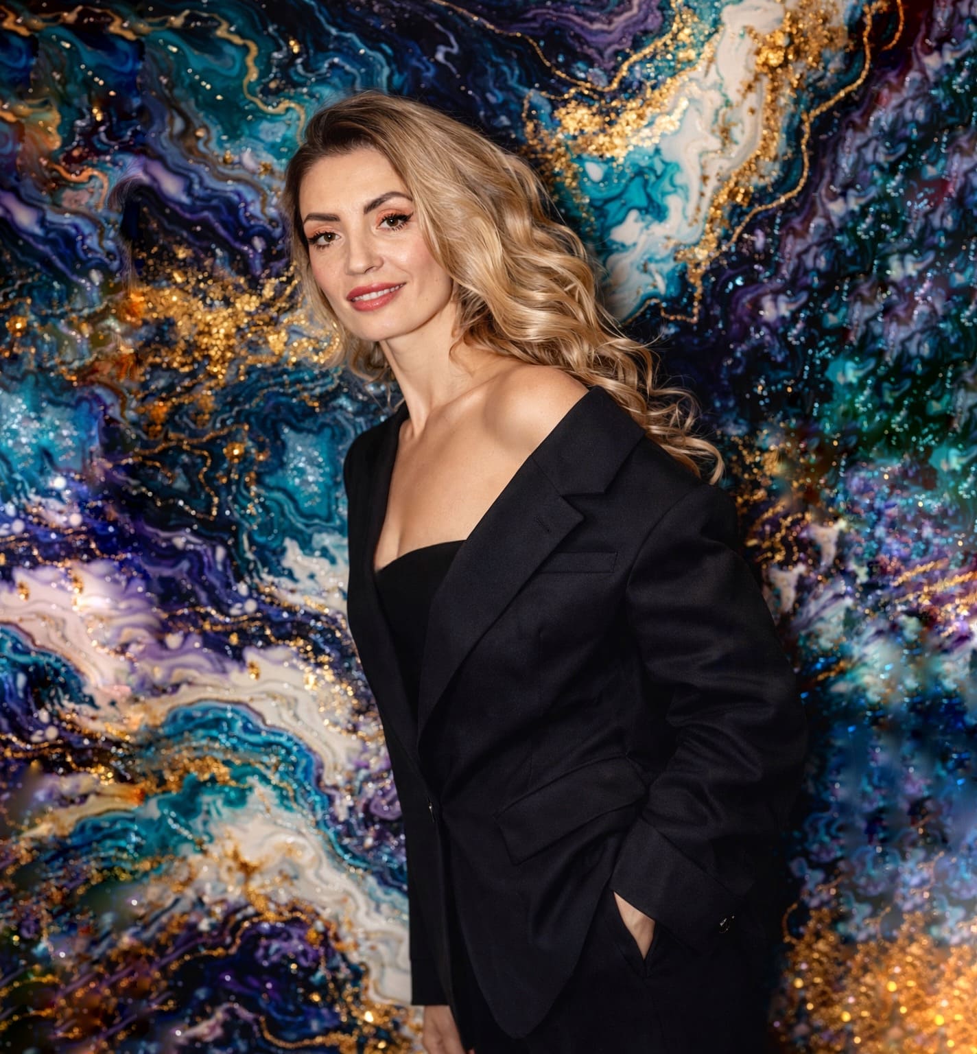 Portrait of Irina Zadnipriana, artist based in Germany