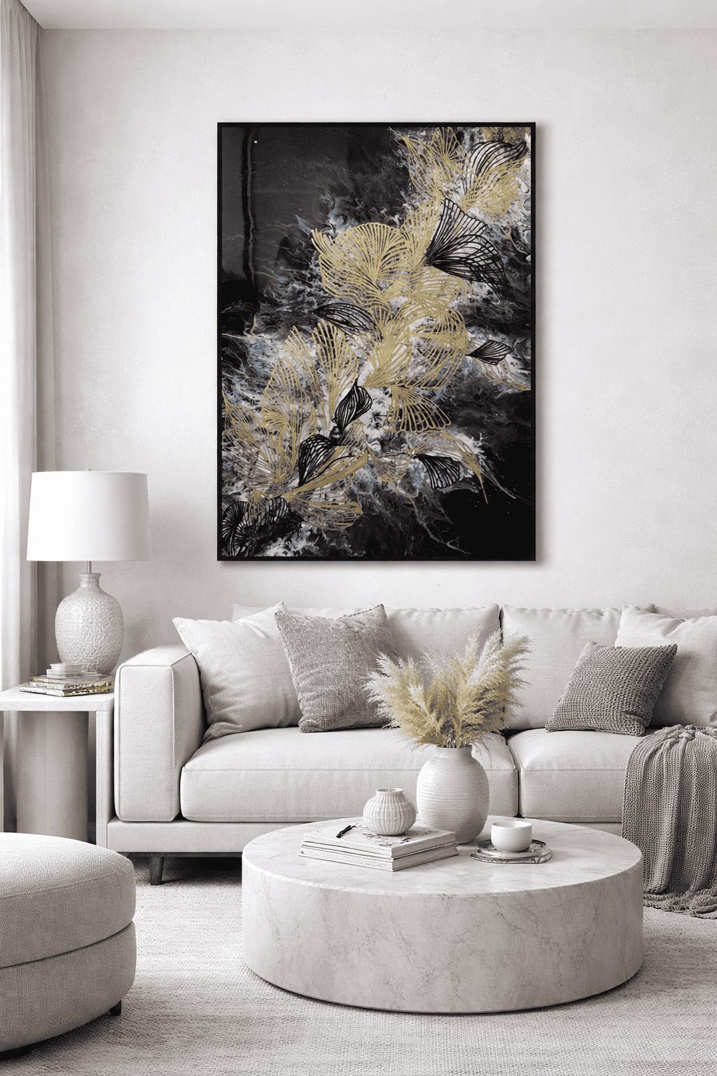 Botanica II — botanical mixed media artwork